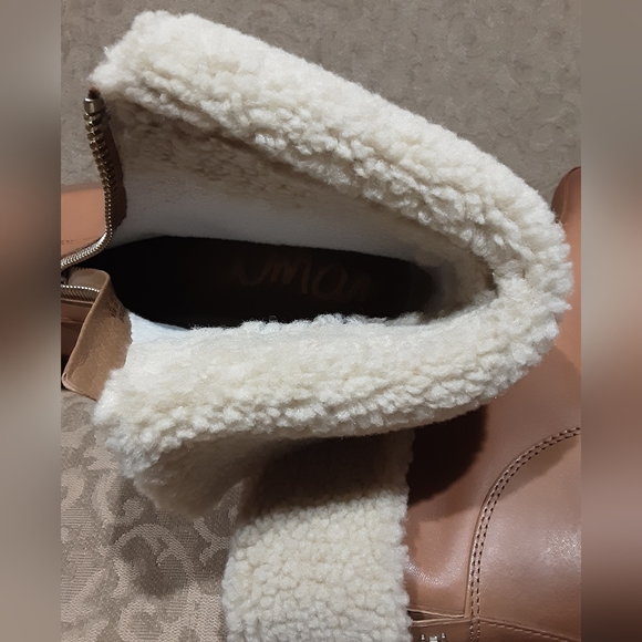 Sam Edelman Women's Sherpa Cuff Ankle Boots 8.5 - Picture 5 of 9